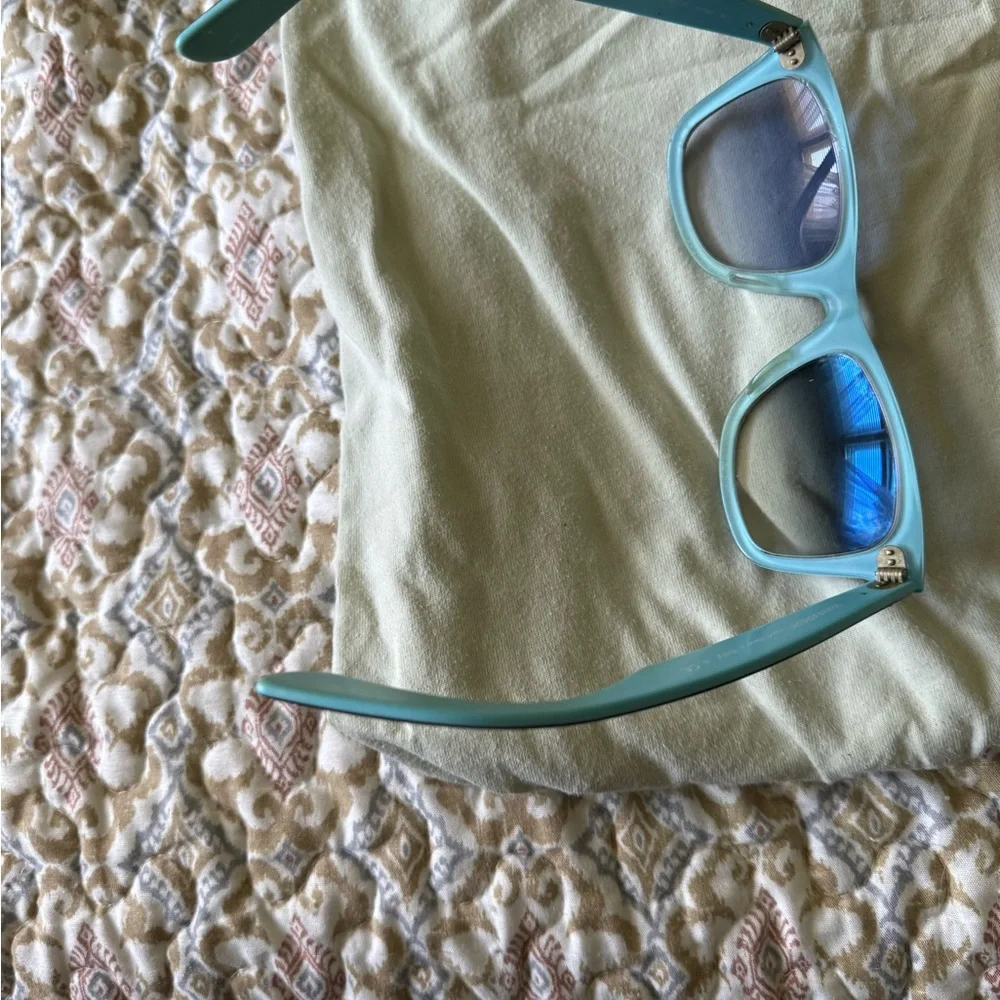 Ray Ban sunglasses black & turquoise - Picture 5 of 5